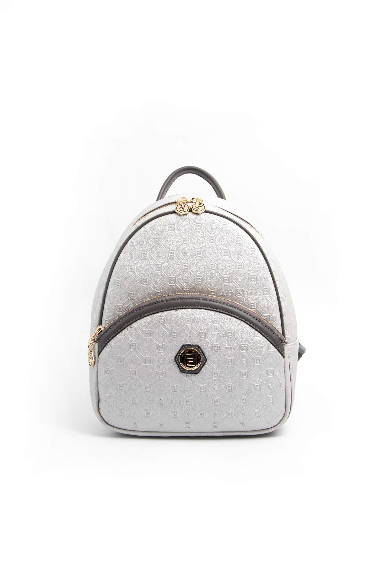 Silver & Polo A.gümüş - Antrasit SP945 Kadın Sırt Çantası