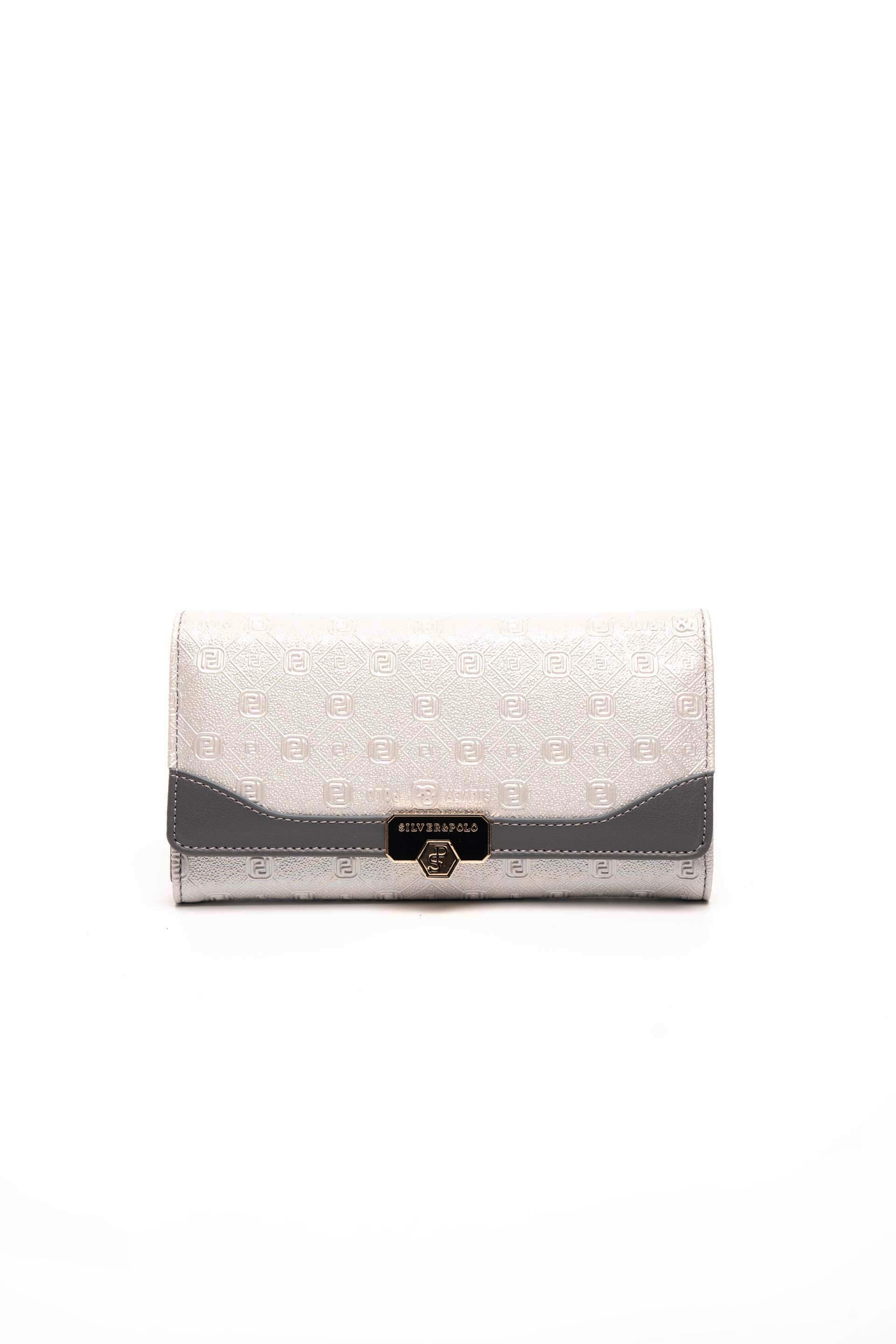 Silver & Polo A.gümüş - Antrasit SP979 Kadın Cüzdan & Kartlık