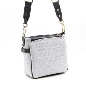 Silver & Polo A.gümüş-Antrasit SP884 Çapraz Çanta