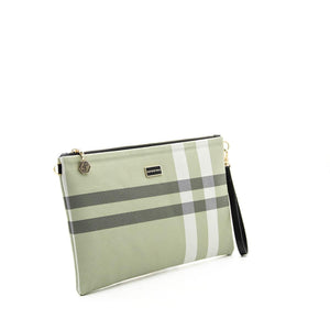 Silver & Polo A.Yeşil - Kemik SP1034 Kadın Portföy & Clutch