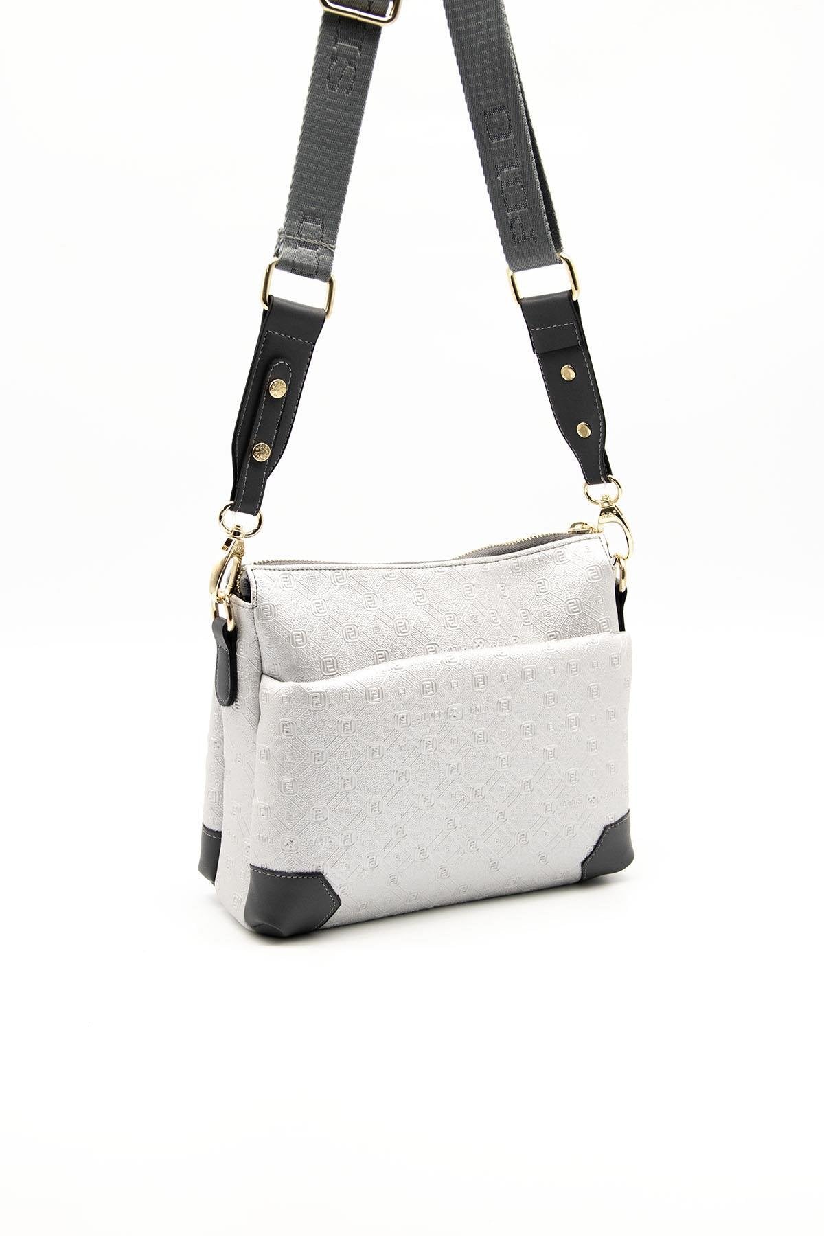 Silver & Polo A.gümüş - Antrasit SP1110 Kadın Çapraz Çanta