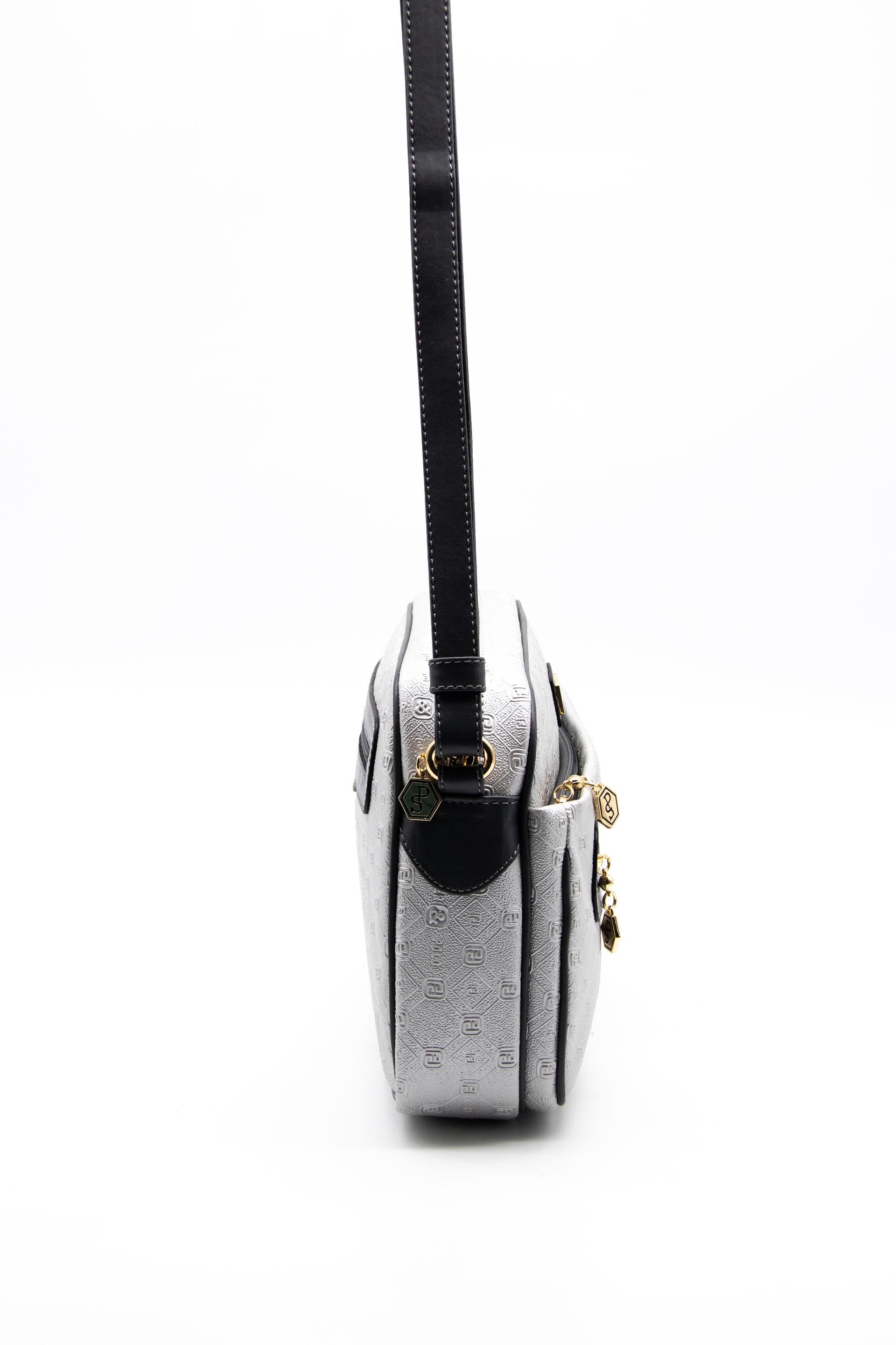 Silver & Polo A.gümüş - Antrasit SP491 Kadın Çapraz Çanta