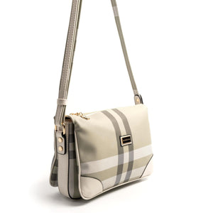 Silver & Polo A.Yeşil - Kemik SP784 Kadın Çapraz Çanta