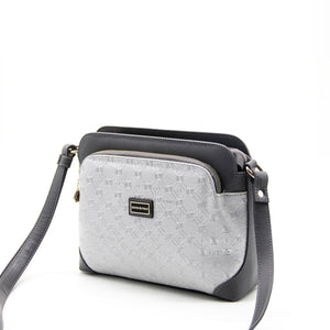 Silver & Polo A.gümüş - Antrasit SP364 Kadın Çapraz Çanta