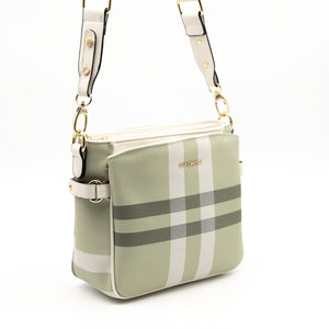 Silver & Polo A.Yeşil - Kemik SP884 Kadın Çapraz Çanta