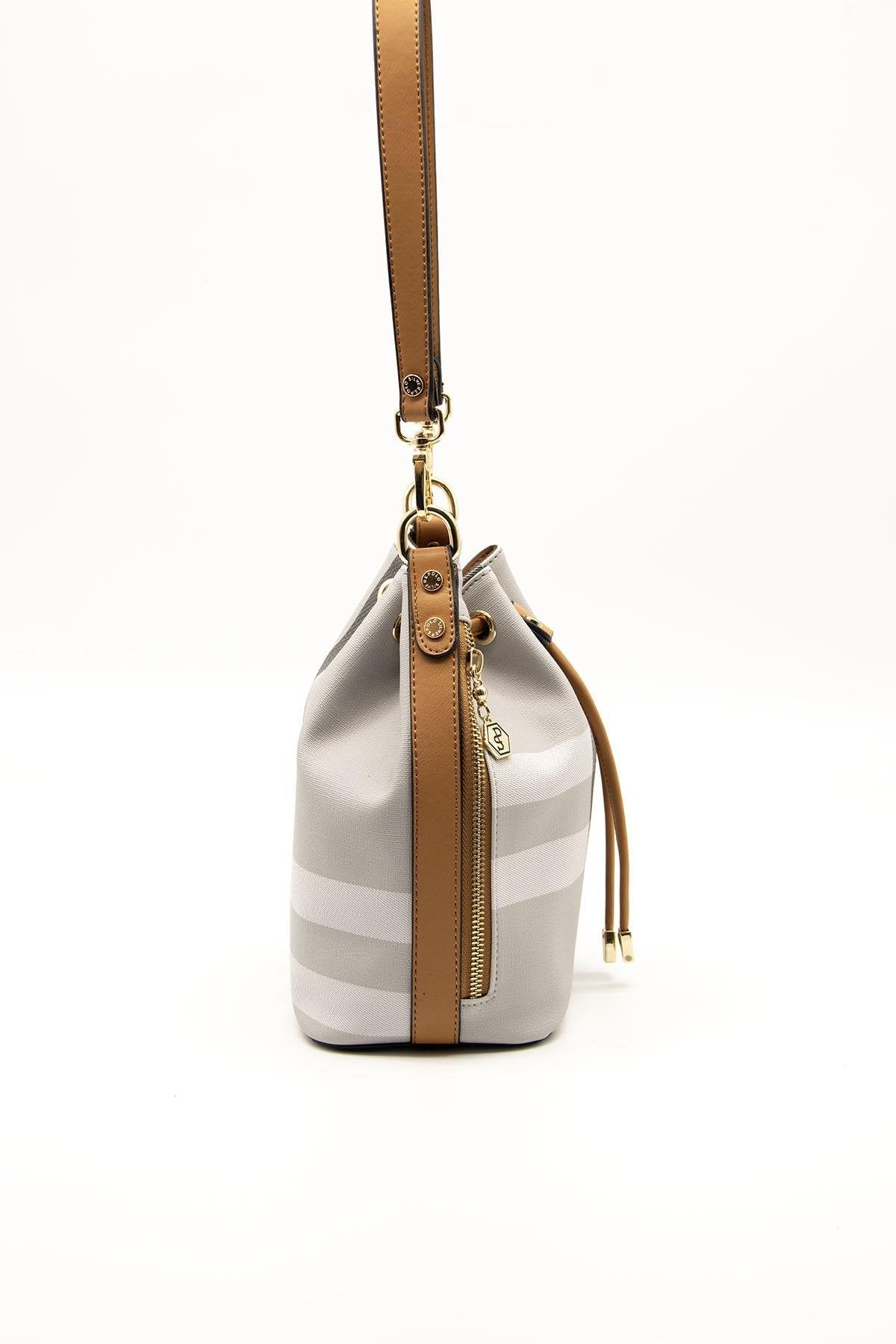 Silver & Polo A.Gri - A.Taba SP1137 Kadın Omuz Çantası