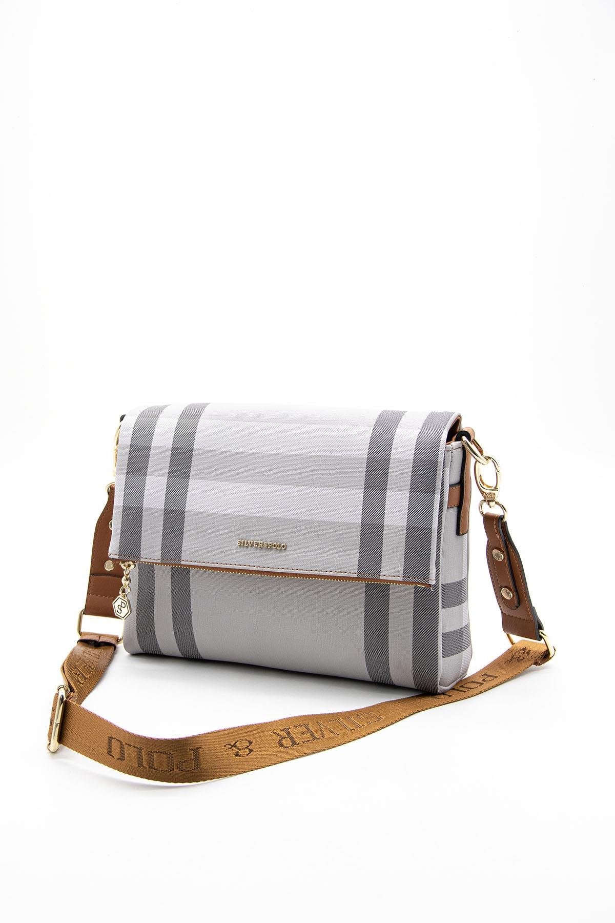 Silver & Polo A.Gri - A.Taba SP963 Kadın Çapraz Çanta
