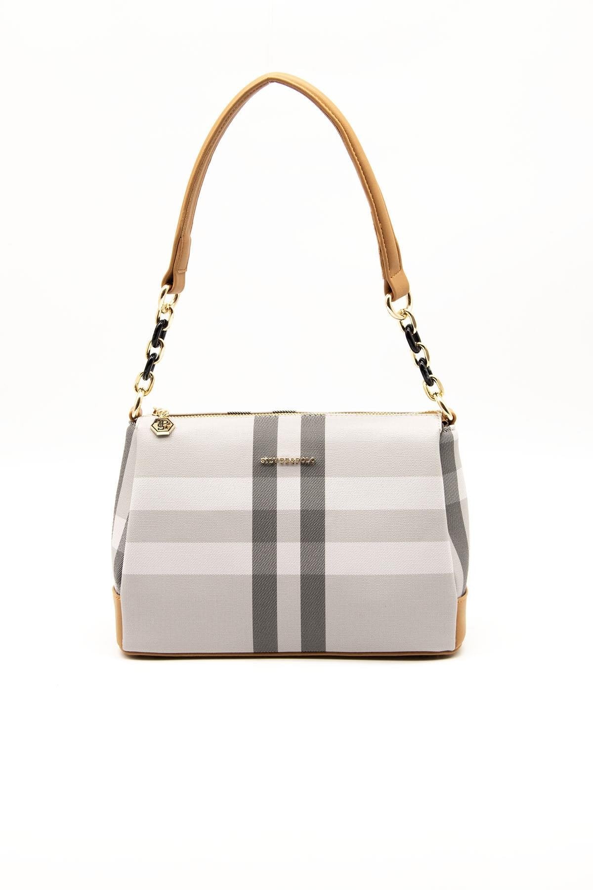 Silver & Polo A.Gri - A.Taba SP910 Kadın Çapraz Çanta