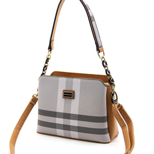 Silver & Polo A.Gri - A.Taba SP937 Kadın Omuz Çantası