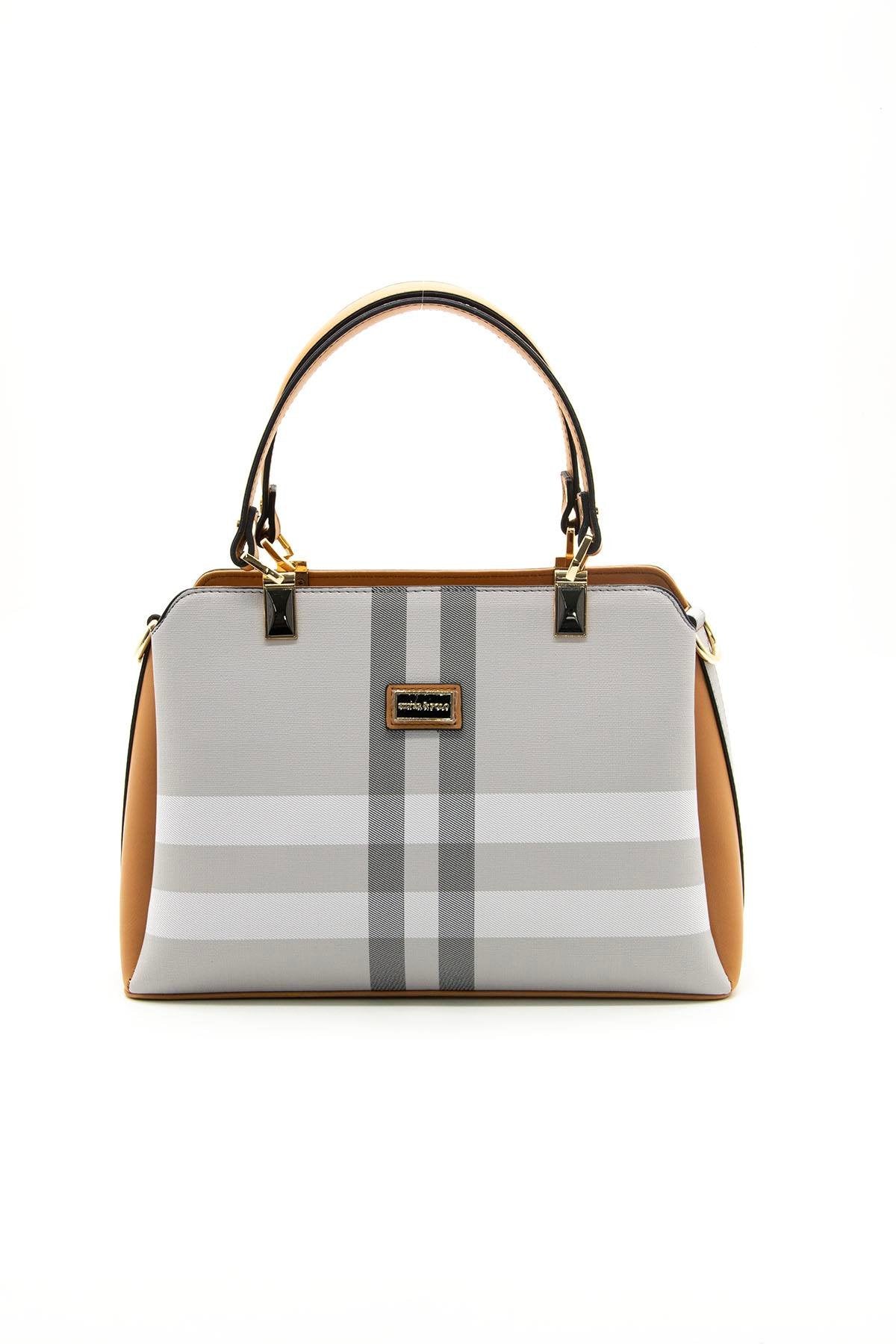 Silver & Polo A.Gri - A.Taba SP972 Kadın El Çantası