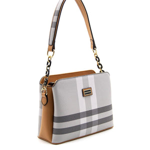 Silver & Polo A.Gri - A.Taba SP937 Kadın Omuz Çantası