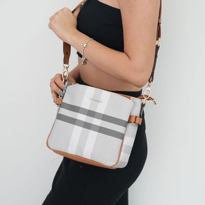 Silver & Polo A.Gri - A.Taba SP884 Kadın Çapraz Çanta