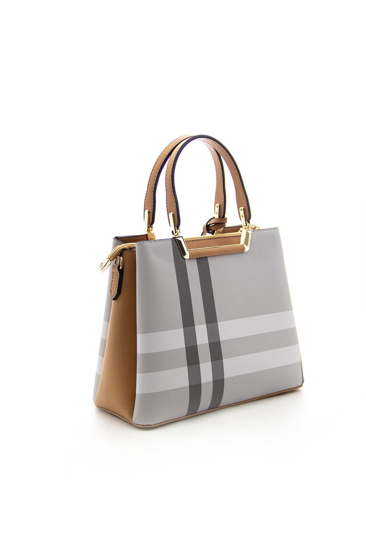 Silver & Polo A.Gri - A.Taba SP969 Kadın El Çantası