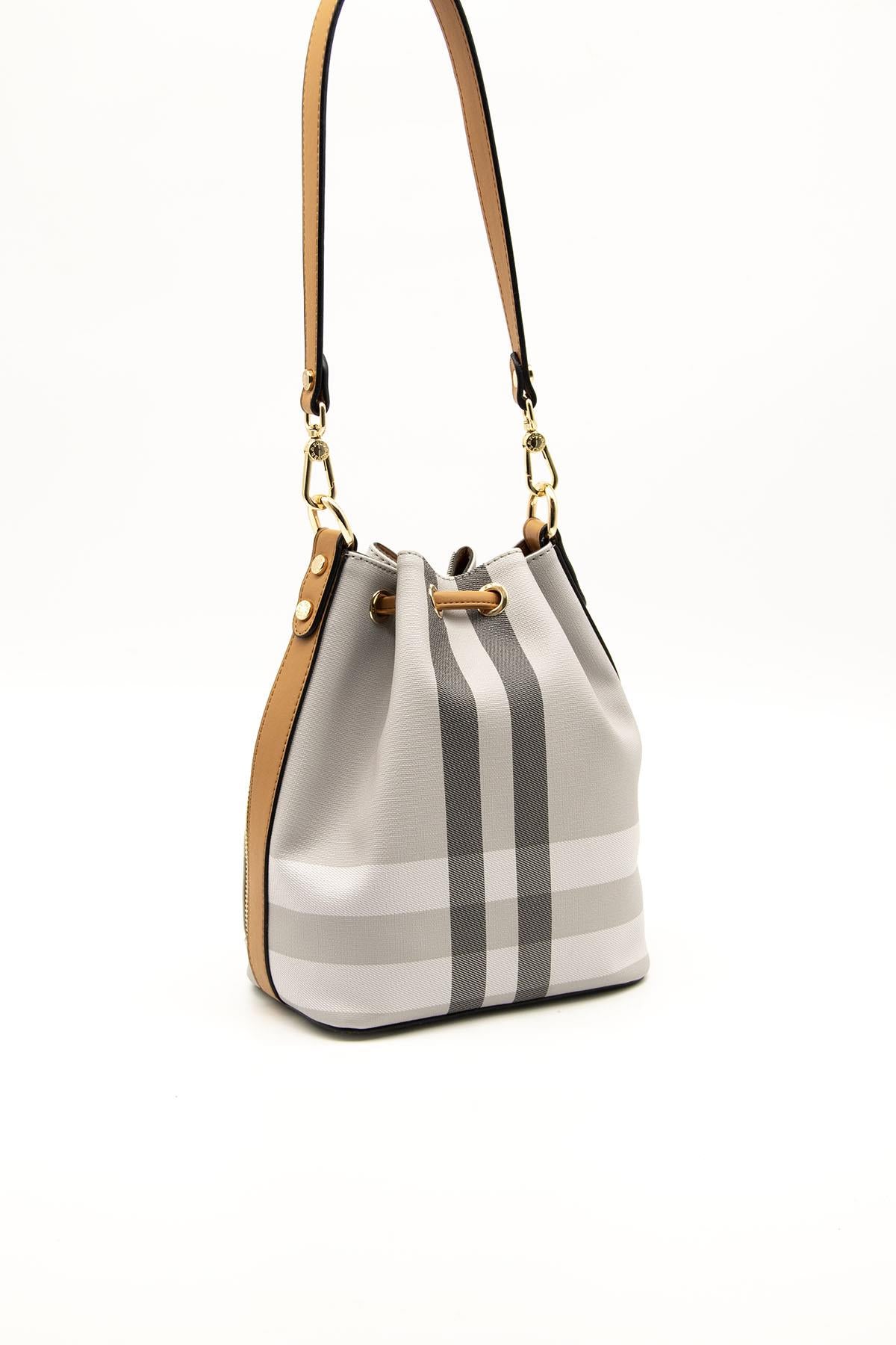 Silver & Polo A.Gri - A.Taba SP1137 Kadın Omuz Çantası