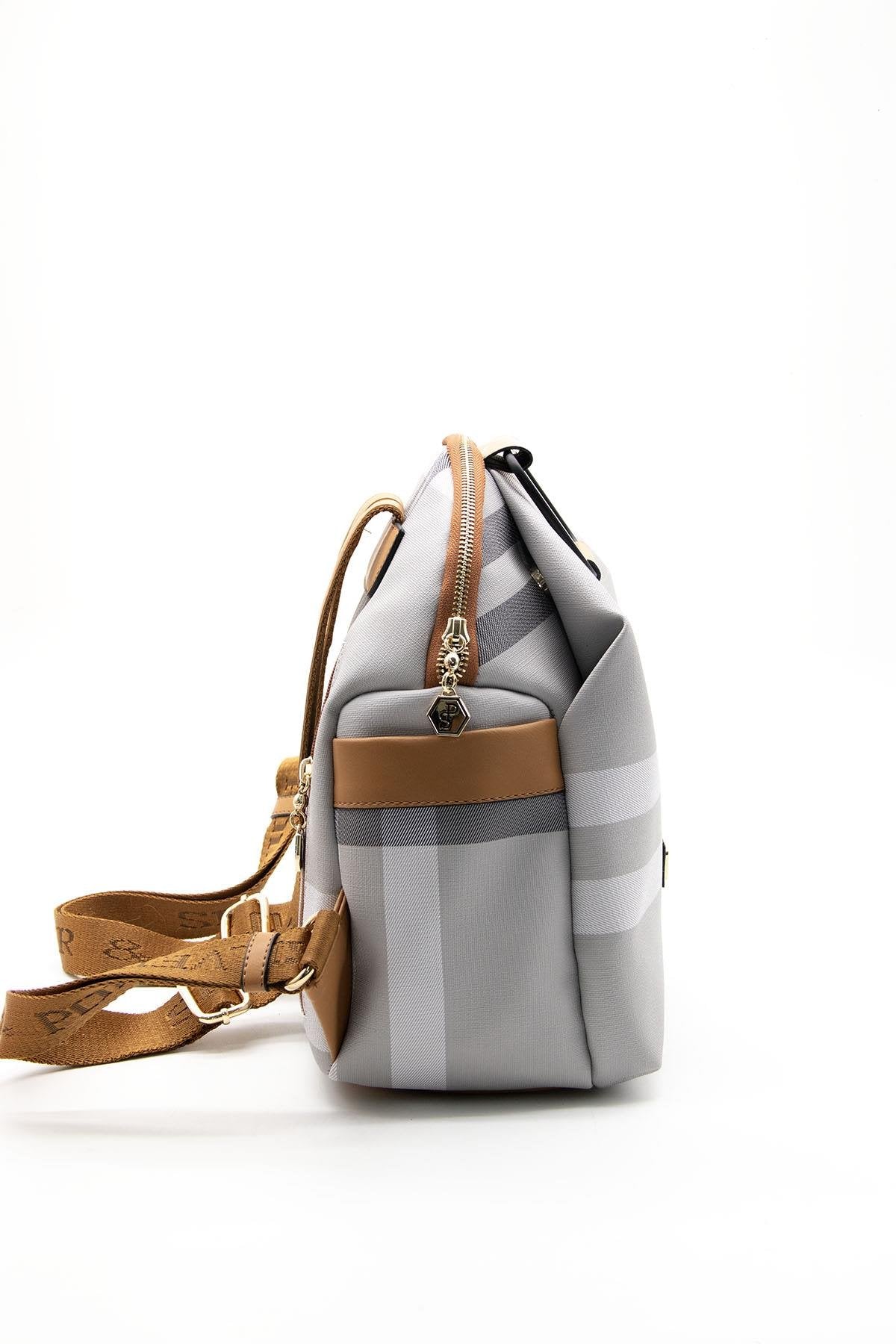 Silver & Polo A.Gri - A.Taba SP771 Kadın Sırt Çantası