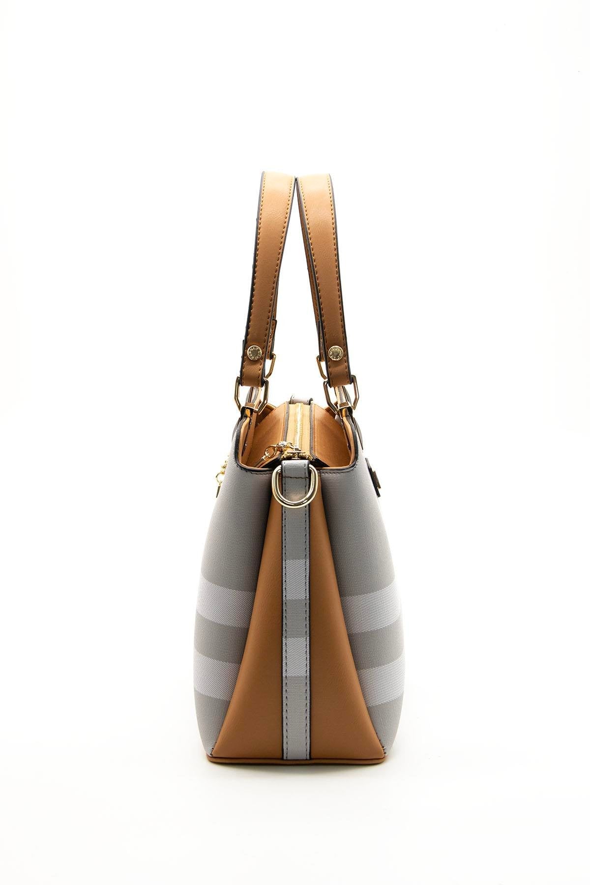 Silver & Polo A.Gri - A.Taba SP972 Kadın El Çantası