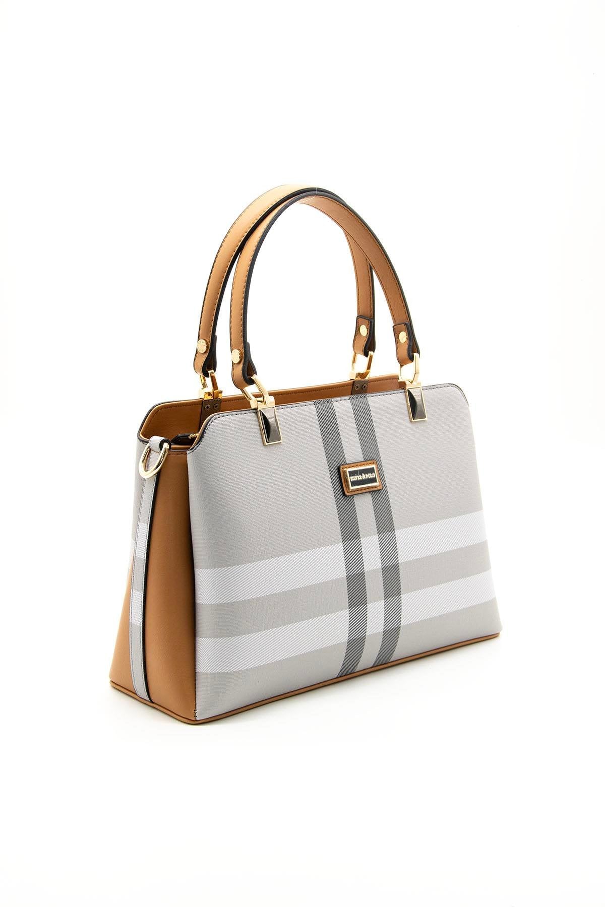 Silver & Polo A.Gri - A.Taba SP972 Kadın El Çantası