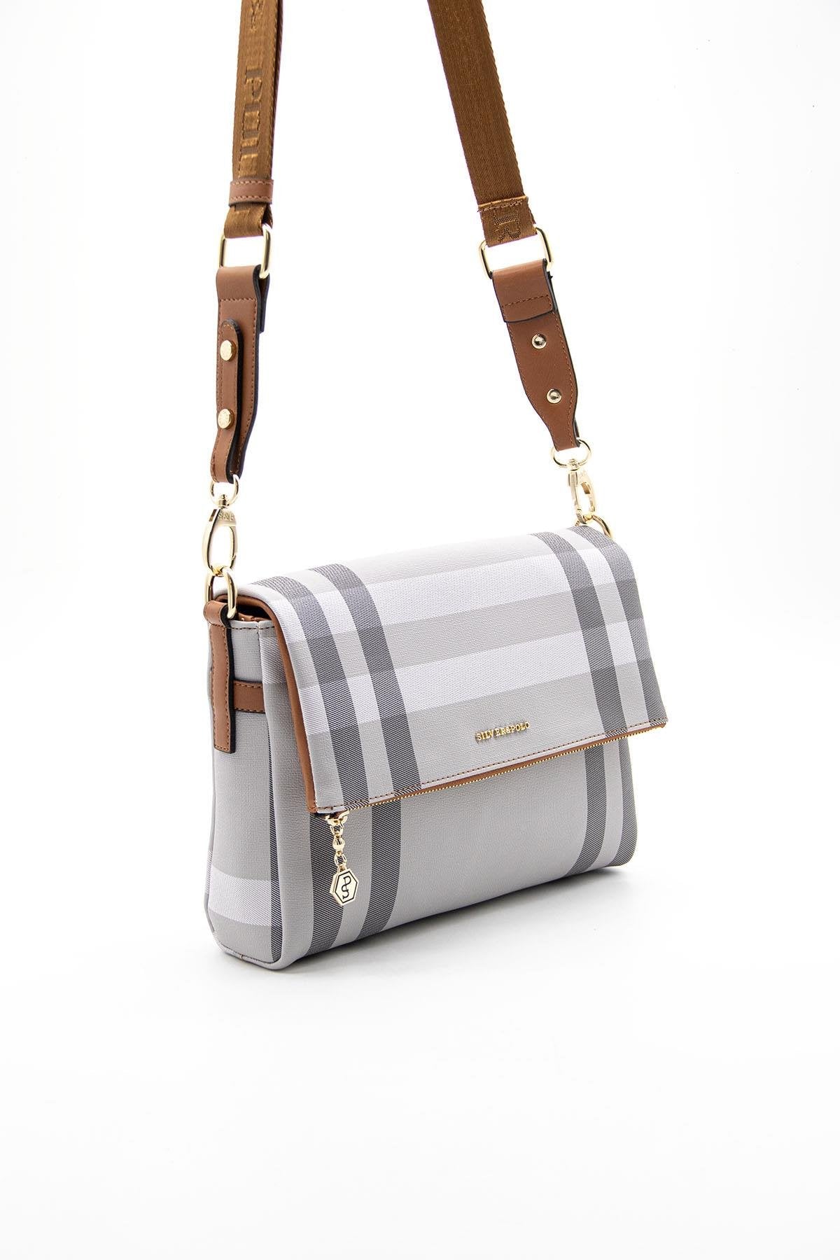Silver & Polo A.Gri - A.Taba SP963 Kadın Çapraz Çanta