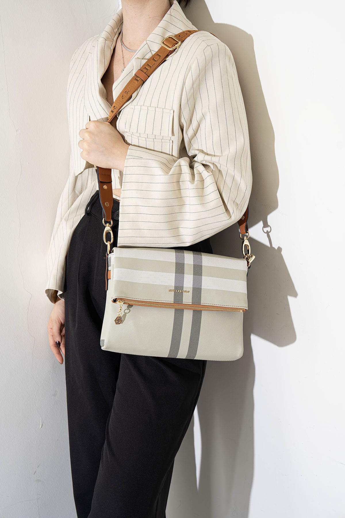 Silver & Polo A.Yeşil - A.Taba SP963 Kadın Çapraz Çanta