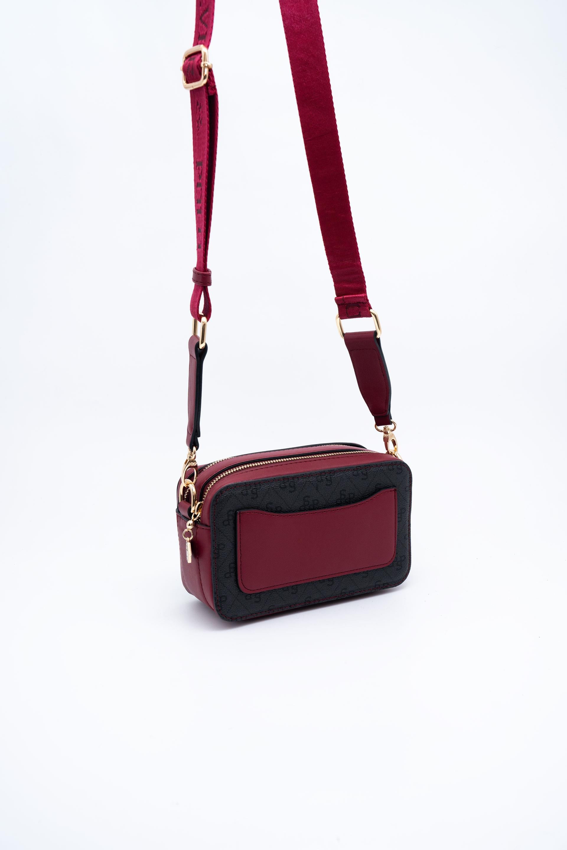 Silver & Polo Antrasit - Bordo SP1078 Kadın Çapraz Çanta