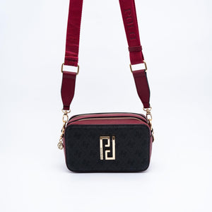 Silver & Polo Antrasit - Bordo SP1078 Kadın Çapraz Çanta