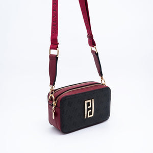 Silver & Polo Antrasit - Bordo SP1078 Kadın Çapraz Çanta