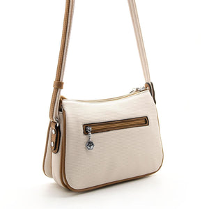Silver & Polo Bej - A.Taba SP818 Kadın Çapraz Çanta