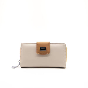 Silver & Polo Bej - A.Taba SP928 Kadın Cüzdan & Kartlık