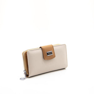 Silver & Polo Bej - A.Taba SP928 Kadın Cüzdan & Kartlık