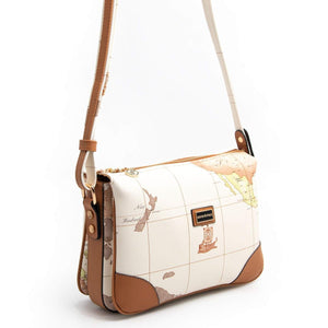 Silver & Polo Bej - A.Taba SP784 Kadın Çapraz Çanta