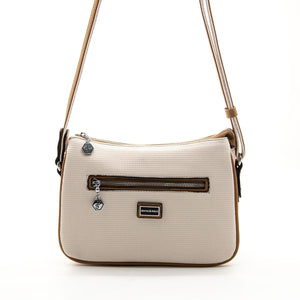 Silver & Polo Bej - A.Taba SP818 Kadın Çapraz Çanta