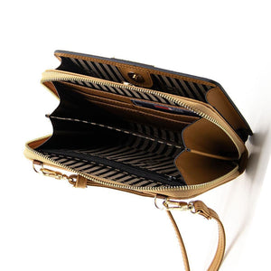 Silver & Polo Bej - A.Taba SP1138 Kadın Askılı Cüzdanlı Telefon Çantası