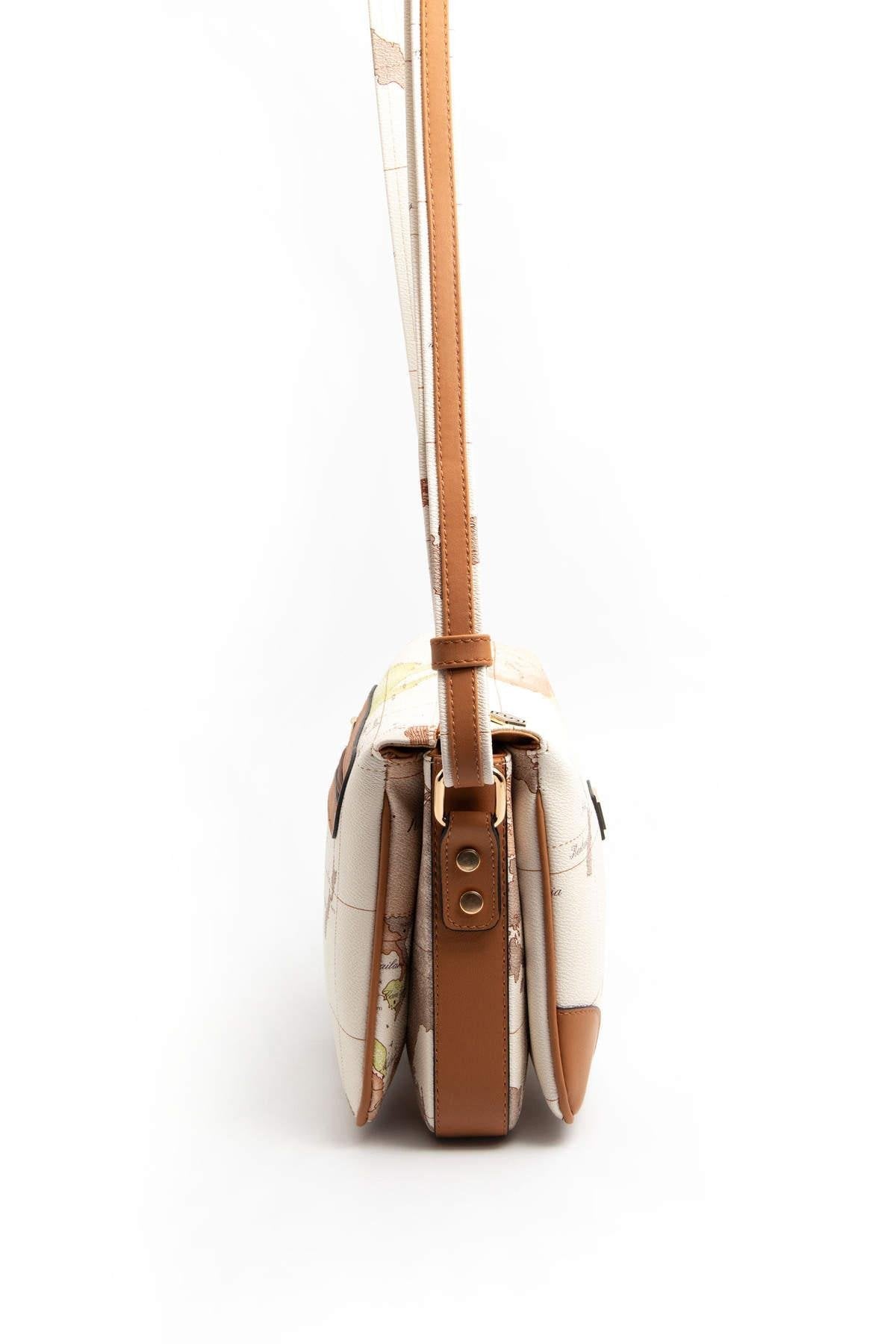 Silver & Polo Bej - A.Taba SP784 Kadın Çapraz Çanta