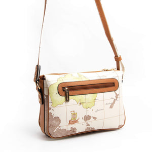 Silver & Polo Bej - A.Taba SP784 Kadın Çapraz Çanta