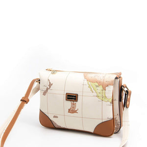 Silver & Polo Bej - A.Taba SP784 Kadın Çapraz Çanta