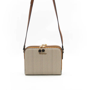 Silver & Polo Bej - Taba SP888 Kadın Çapraz Çanta