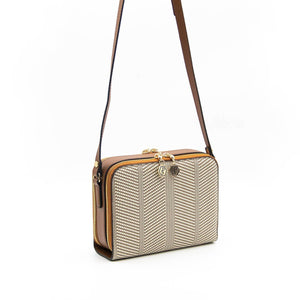 Silver & Polo Bej - Taba SP888 Kadın Çapraz Çanta