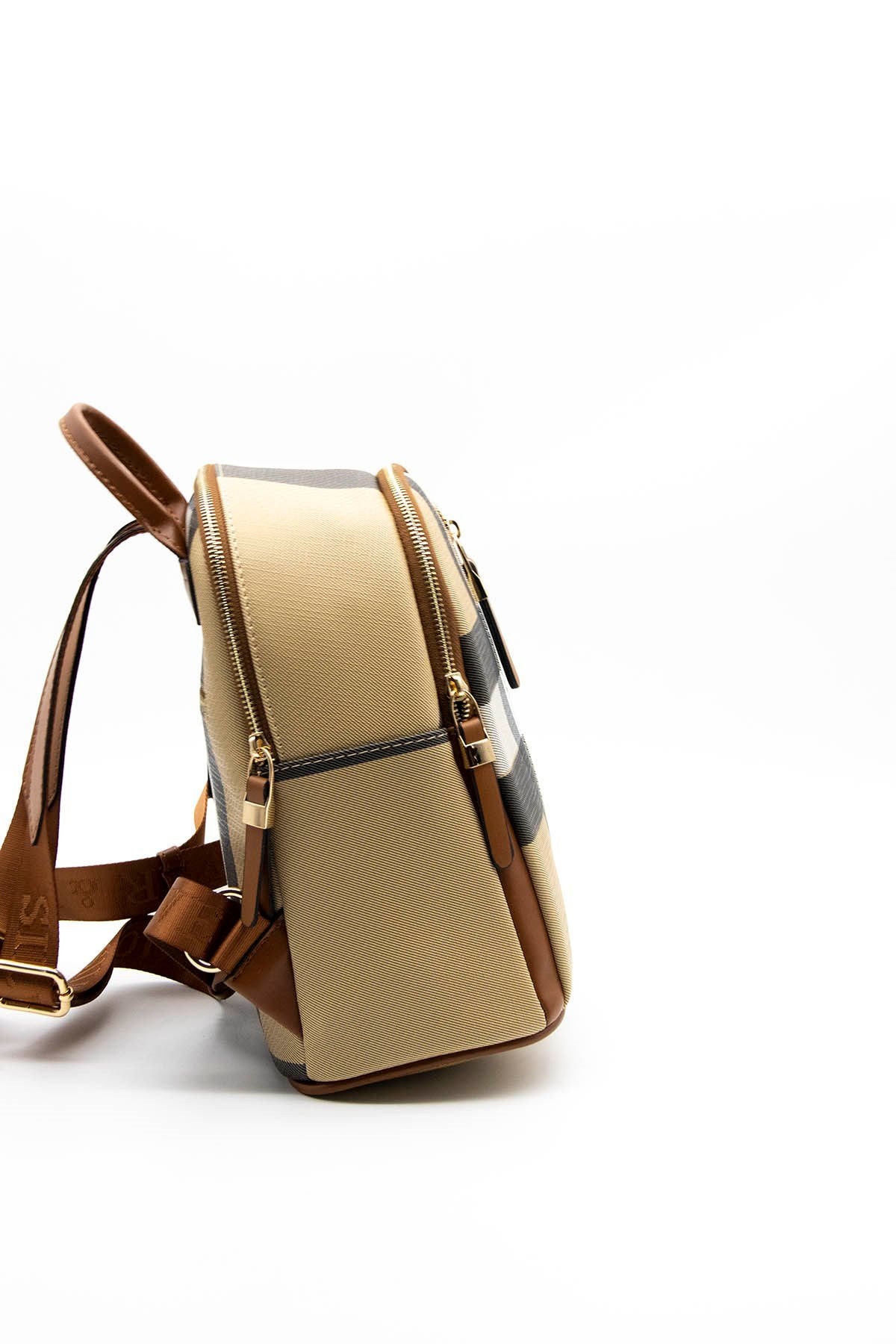 Silver & Polo Bej - Taba SP901 Kadın Sırt Çantası