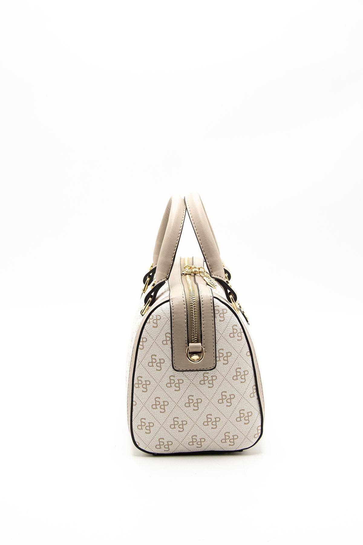 Silver & Polo Bej - Kum SP1091 Kadın El Çantası