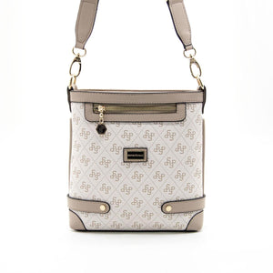 Silver & Polo Bej - Kum SP1120 Kadın Çapraz Çanta