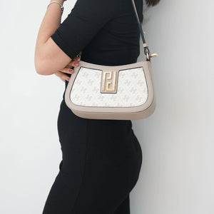 Silver & Polo Bej - Kum SP1132 Kadın Çapraz Çanta