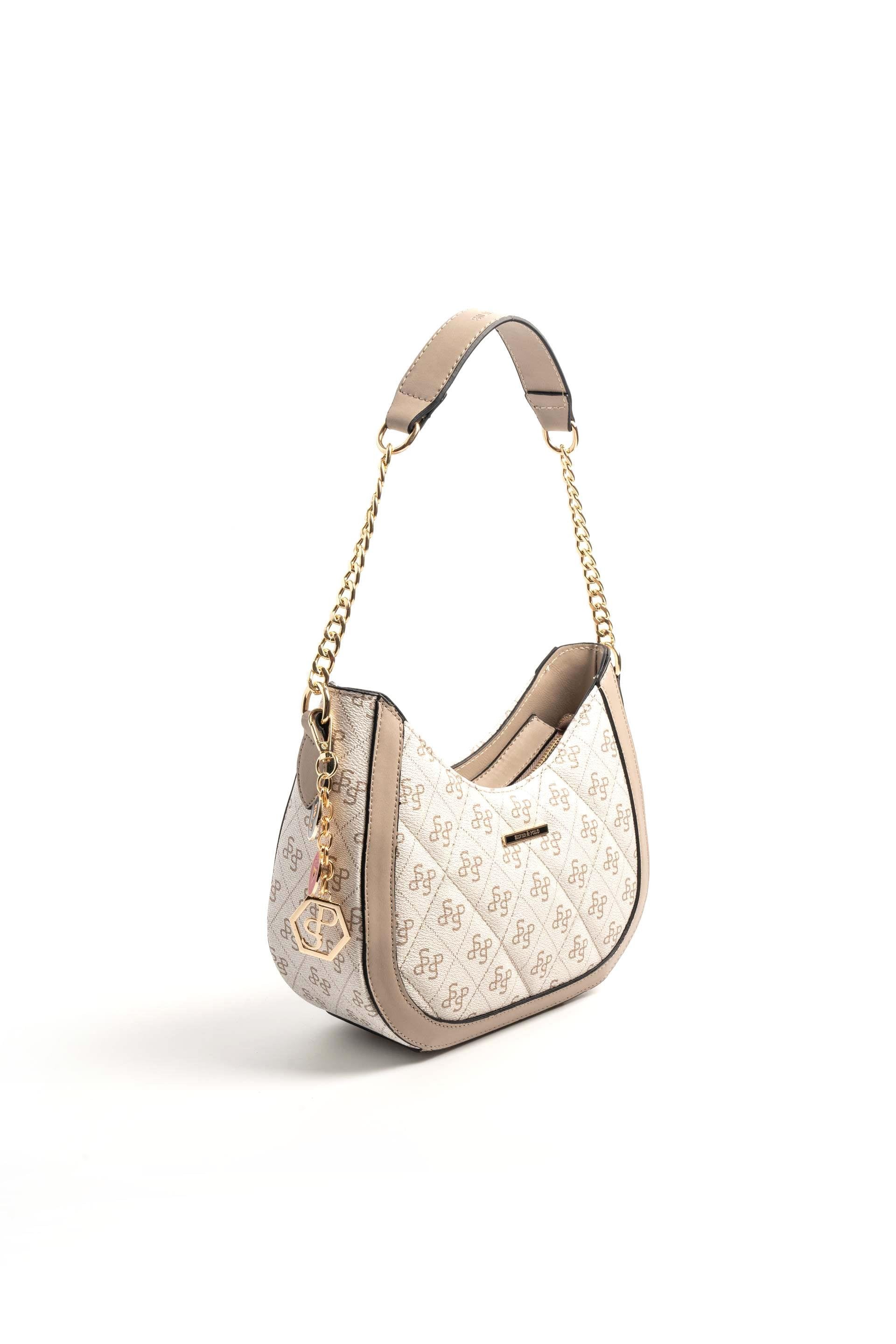 Silver & Polo Bej - Kum SP1168 Kadın Omuz Çantası