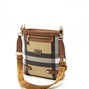 Silver & Polo Bej - Taba SP1120 Kadın Çapraz Çanta