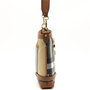 Silver & Polo Bej - Taba SP1120 Kadın Çapraz Çanta