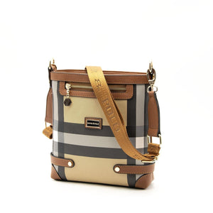 Silver & Polo Bej - Taba SP1120 Kadın Çapraz Çanta
