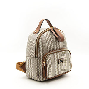 Silver & Polo Bej - Taba SP1130 Kadın Sırt Çantası