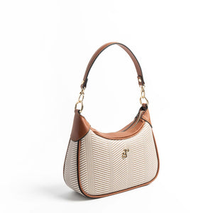 Silver & Polo Bej - Taba SP1180 Kadın Omuz Çantası