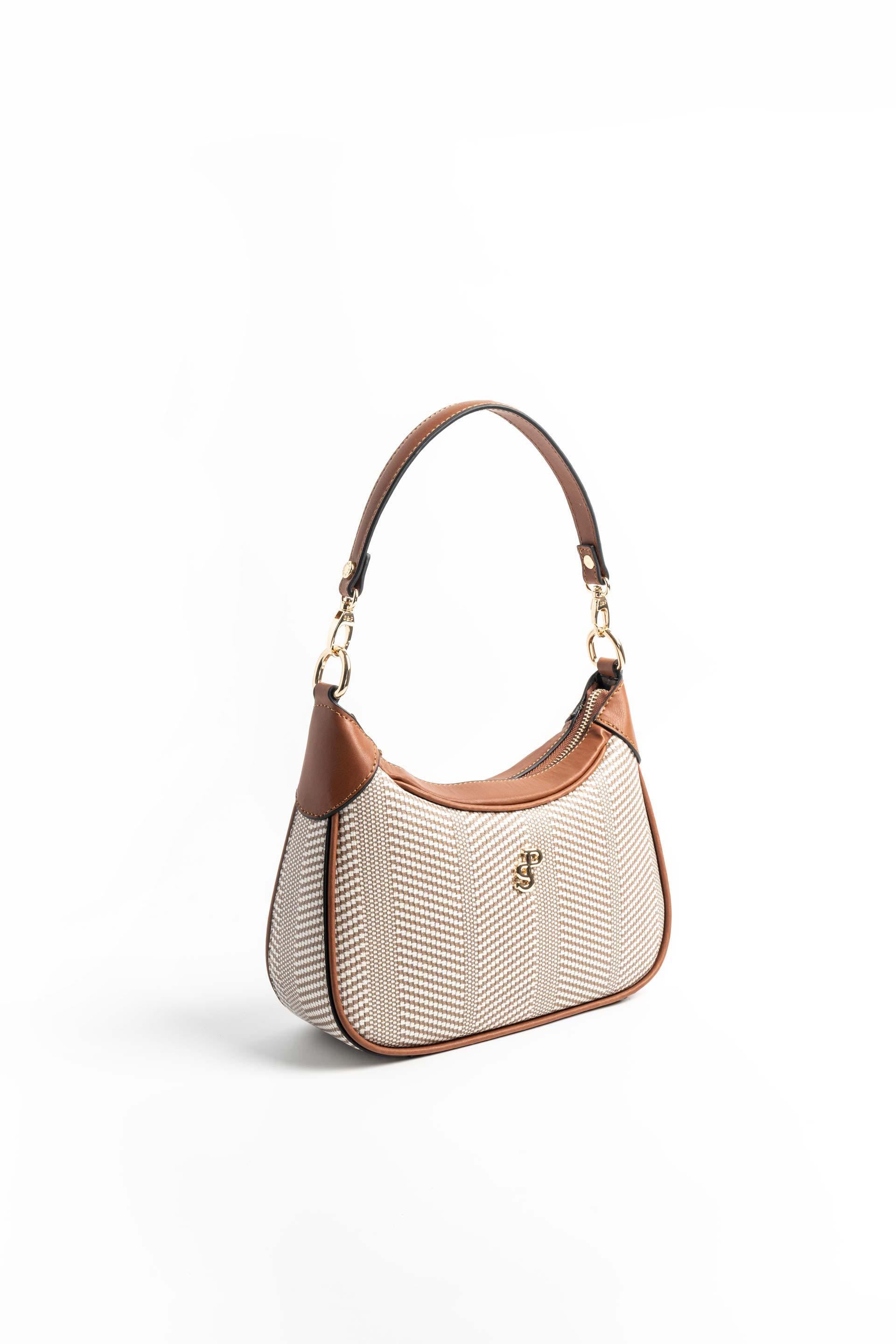 Silver & Polo Bej - Taba SP1180 Kadın Omuz Çantası