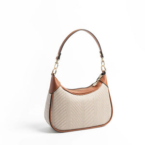 Silver & Polo Bej - Taba SP1180 Kadın Omuz Çantası