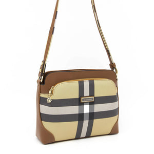 Silver & Polo Bej - Taba SP364 Kadın Çapraz Çanta